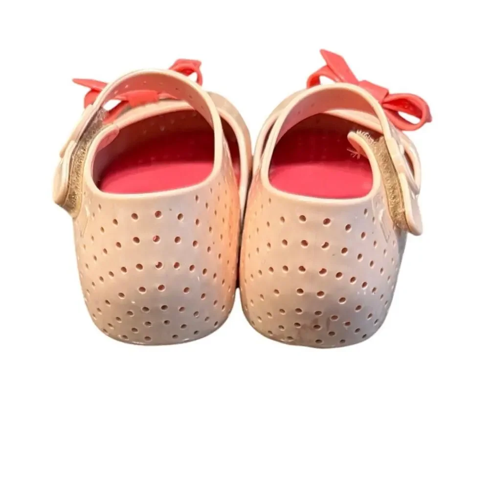 Mini Melissa Furadinha Pop BB shoes with bow Toddler Size 9